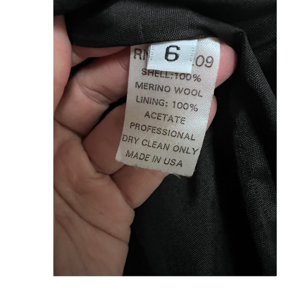 J. Percy Women's Wool Pea Coat With Nautical Buttons 6 - Picture 13 of 14